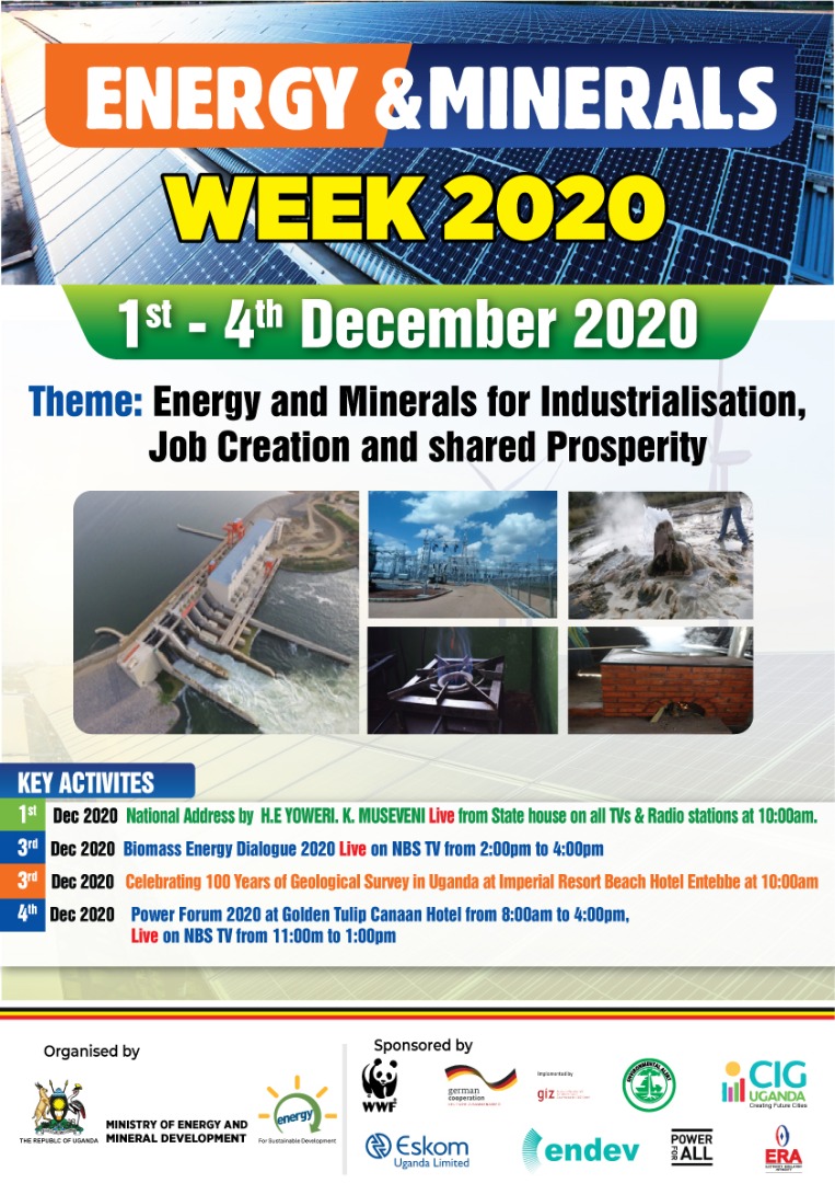 Energy and Minerals Week 2020, 1st-4th December 2020